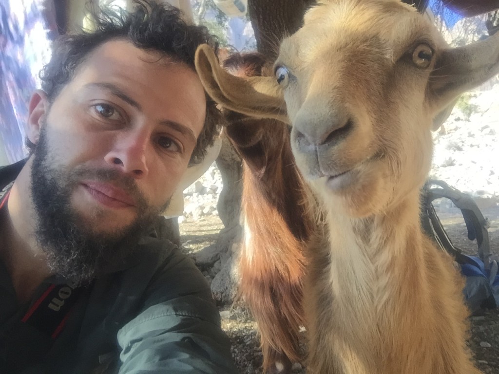 with my long beard, I'm beginning to wonder who looks more like a goat!!