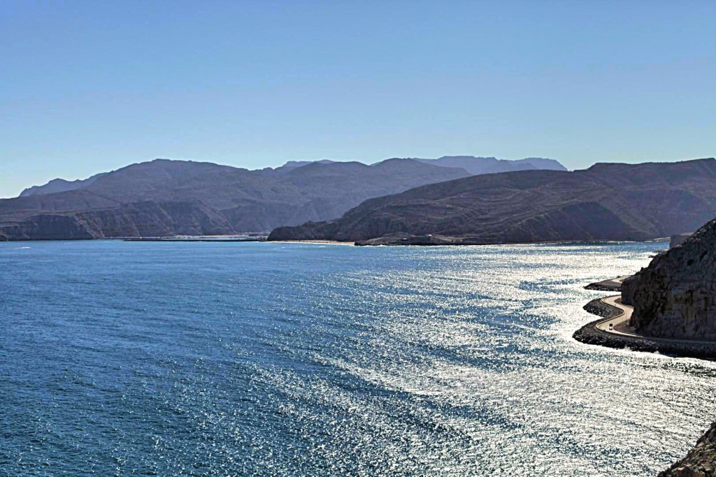 The coastline stretch leading to Khasab