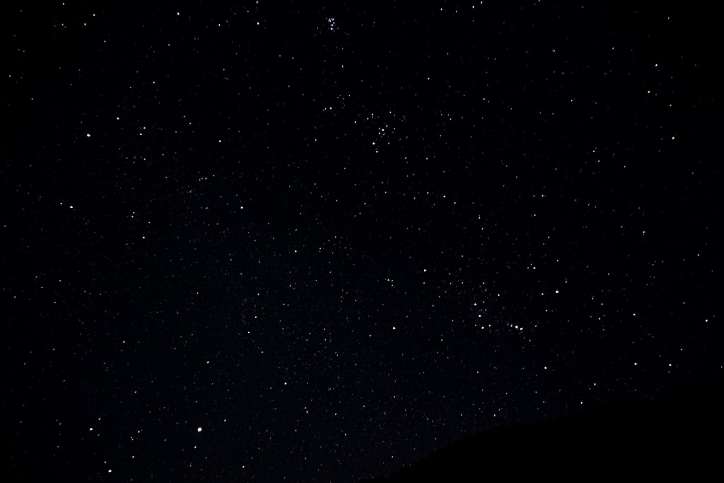 Couldn't get any clearer. view of the sky from Stairway to Heaven's Plateau