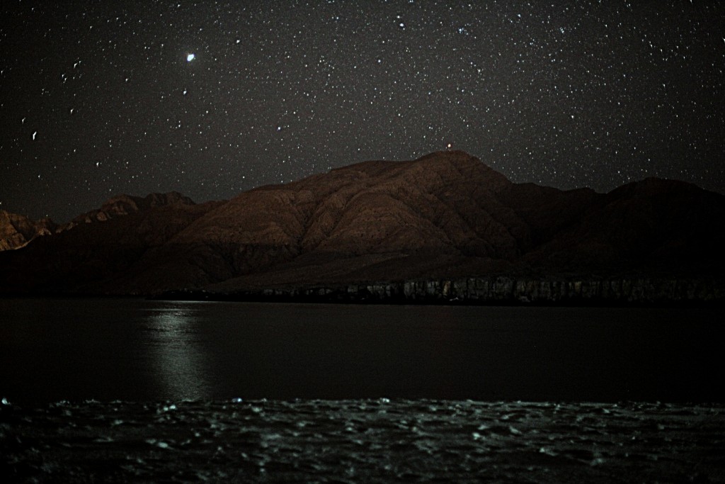 View from tent at Seeb Al Ghareeb beach