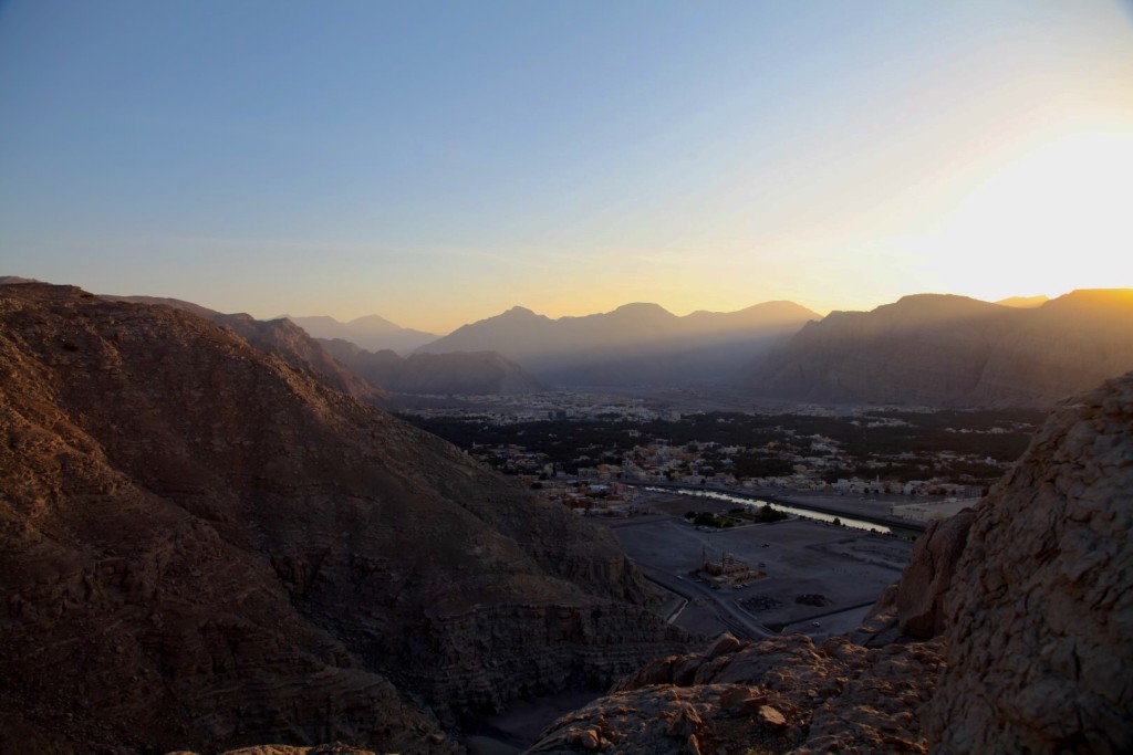 Khasab view during the hike from the port leading to Seeb Al Ghareeb beach