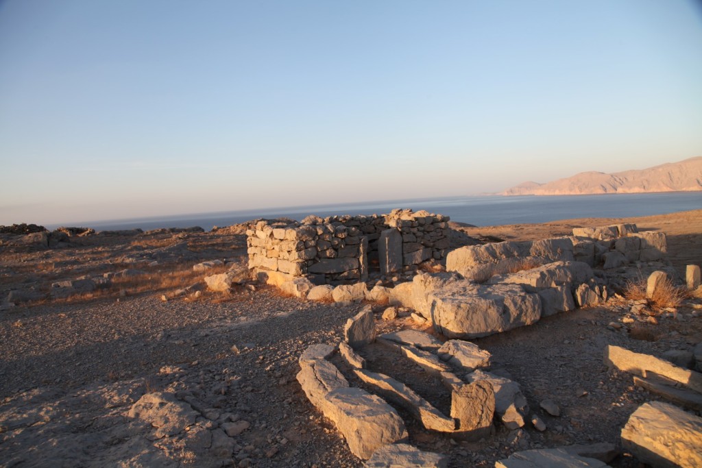 The old abandoned village and cemetery on the hike