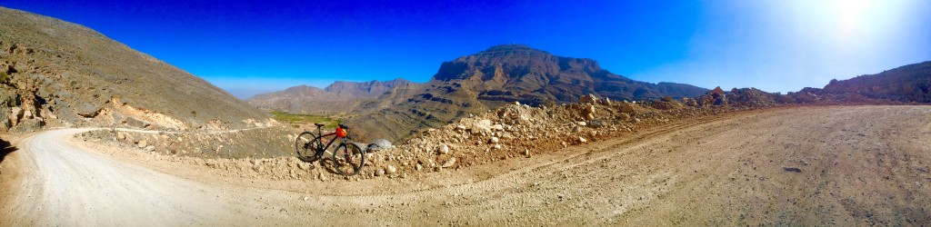 Cycling around the mountain