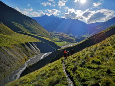 Omalo to Shatili trekking in Georgia Toufic Abou Nader