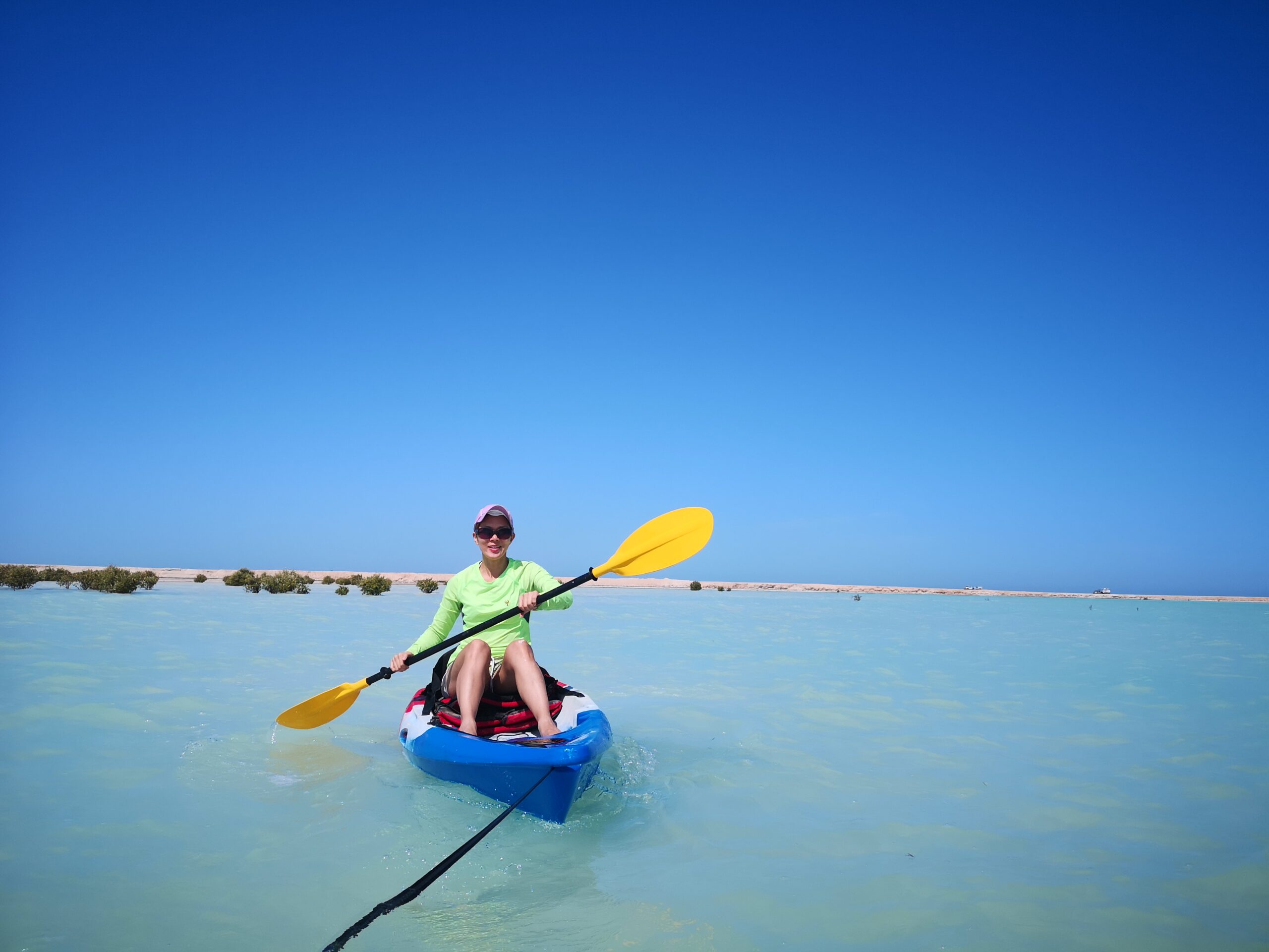 Kayaking between UAE’s remote islands