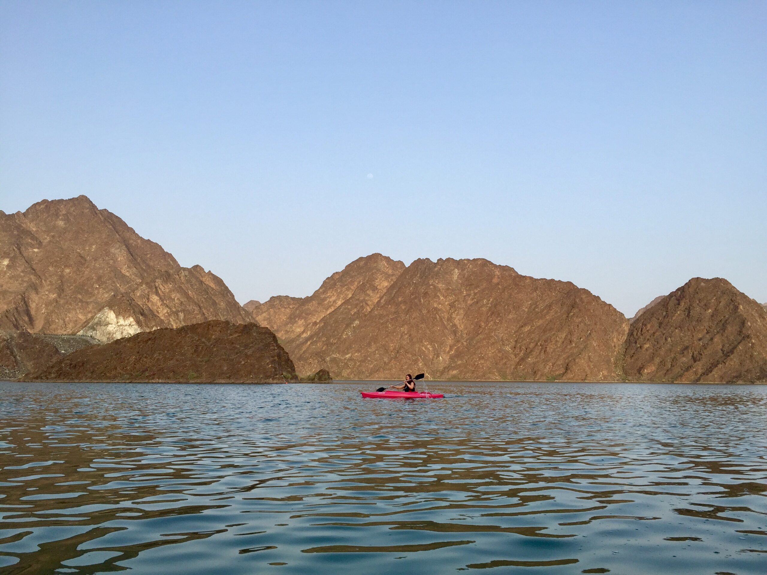 Kayaking at Hatta Dam