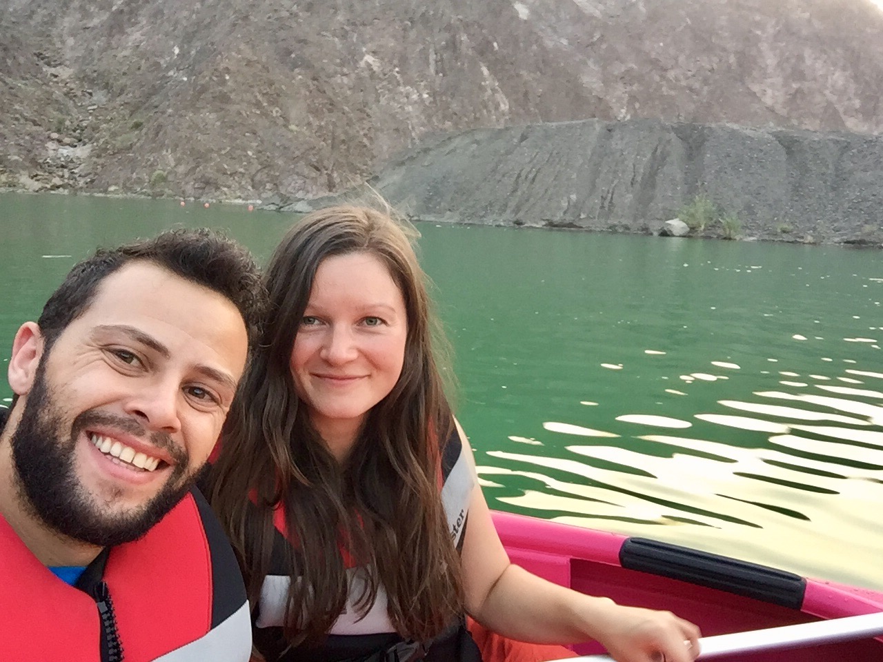 Kayaking at Hatta Dam