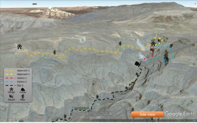 Wadi Al Nakhr Side view map